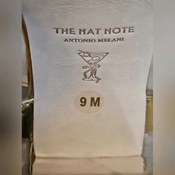 Antonio Melani x Nat Note Pia Mirror Metallic Platform Pumps. Gold  (Size 9) - Picture 11 of 15